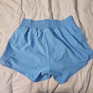lululemon athletica Light Blue Athletic Shorts 4"